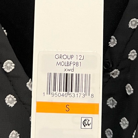 Calvin Klein black flowy dress, size small. New with tags. - Picture 7 of 7